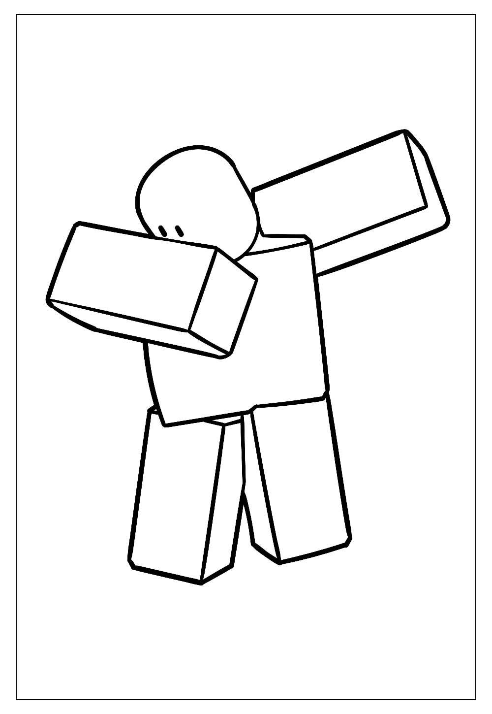 Desenhos de Roblox para Colorir e Imprimir - Tudo Para Colorir